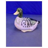 Mallard Duck Covered Trinket Dish