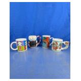 Holiday Themed Ceramic Mugs Lot