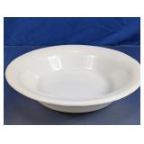 Milk Glass Serving Bowl