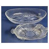 Glass Serving Dishes Lot