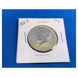 1968-D U.S. Kennedy 40% Silver Half Dollar