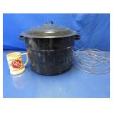 Graniteware Canner & University of Oklahoma Mug