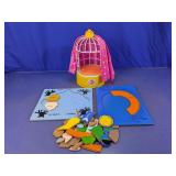 Playskool Learning Boards & Petz Alive Cage Set