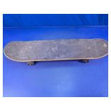Complete Wooden Skateboard with Stickers