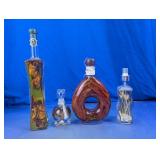 Decorative Glass Bottle Lot