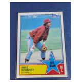 1983 TOPPS HOF MIKE SCHMIDT CARD