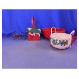 Holiday Decorative Basket Assortment