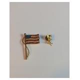 Patriotic Brooch & Eagle Lapel Pin