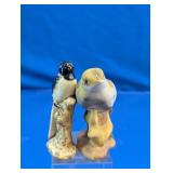 Porcelain Bird Figurine Pair