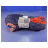 Lobster Pattern Fleece Plush Throw Blanket