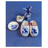 Miniature Dutch Porcelain Decor Lot