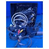 Vintage Video Game Cables & Power Adapters Lot