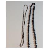 Vintage Beaded Necklace Duo