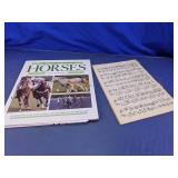 Vtg. Horses Book & Scribner Radio Music Sheet
