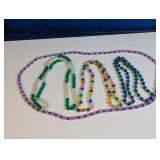 Vintage Faceted Plastic Bead Necklaces Lot