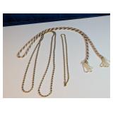 Vintage Costume Jewelry Necklace Trio