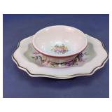 Floral Chip and Dip Serving Set