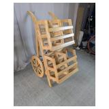 CMS Wood Retail Display Cart