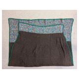 Handmade Crocheted Multicolor Throw Blanket