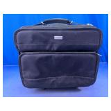 Black Rolling Laptop Briefcase Case
