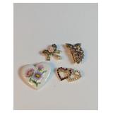 Decorative Brooch & Trinket Assortment