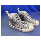 Dior Style High-Top Sneakers