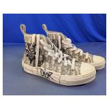 Dior Style High-Top Sneakers