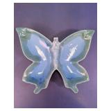 Blue Butterfly Ceramic Decorative Dish