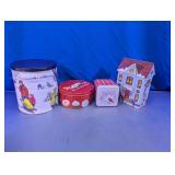 Holiday Tin Container Assortment