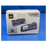 4K 3-Channel Dash Camera System
