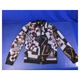 Louis Vuitton Style Graphic Jacket