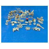Vintage Metal Military Miniatures Lot