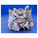 Vintage Ceramic Victorian Courting Couple Figurine