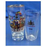 Vintage German Hofbräuhaus Beer Glasses