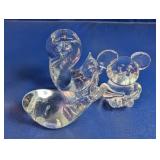 Clear Glass Animal Figurines Lot