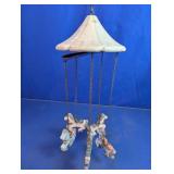 Ceramic Carousel Horse Hanging Mobile