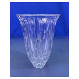 Rainfall Pattern Glass Vase
