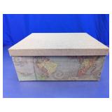 World Map Decorative Storage Box