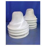 Cream Bell Chandelier Small Lamp Shades Lot