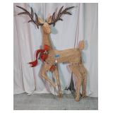Light-Up Prancing Christmas Reindeer Display