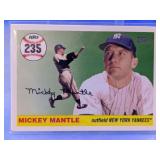 INSERT CARD TOPPS HOF MICKEY MANTLE HR#235