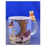 Disney Winnie the Pooh Glass Mug with Figurine