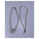 Assorted Faux Pearl Beaded Necklaces
