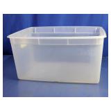 Clear Plastic Storage Tote Bin