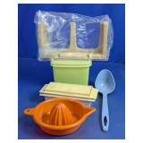 Plastic Kitchen Storage & Utensil Lot