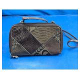 Patchwork Wristlet Wallet Purse