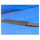 Serrated Machete with Nylon Sheath
