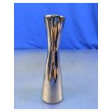 Mercury Glass Hourglass Bud Vase