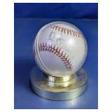 Autographed Baseball in Display Case