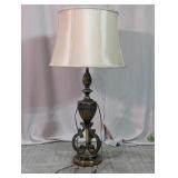 Vintage Ornate Antique Bronze Style Table Lamp